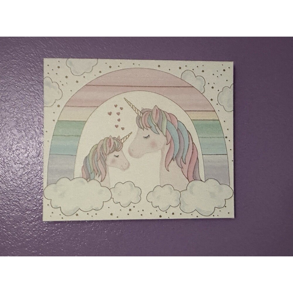 Unicorn Canvas Print Multicolor 20-Inch Vertical Kids Room Decorative Art
